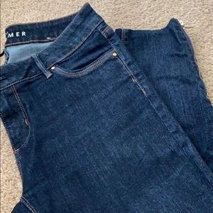 WHBM jeans, like new, skimmer, 2